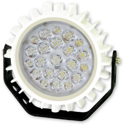 Shown with standard yoke mount (model SRA100)