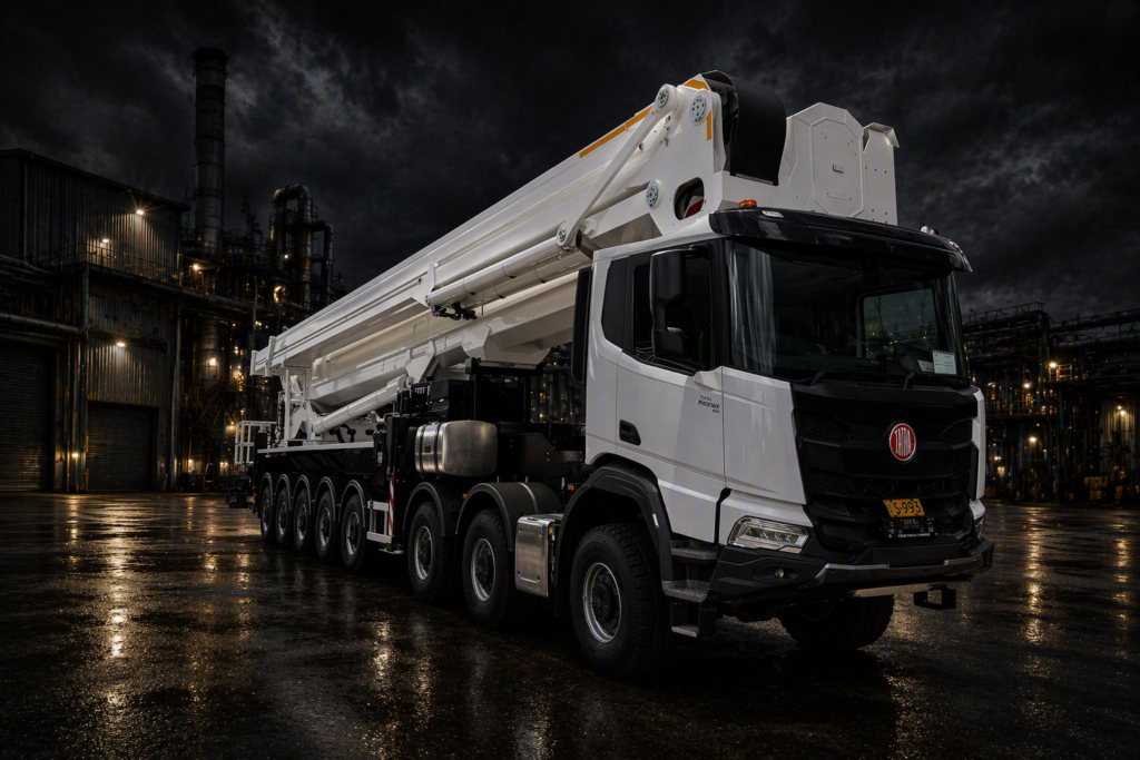 S104 on Tatra with industrial background